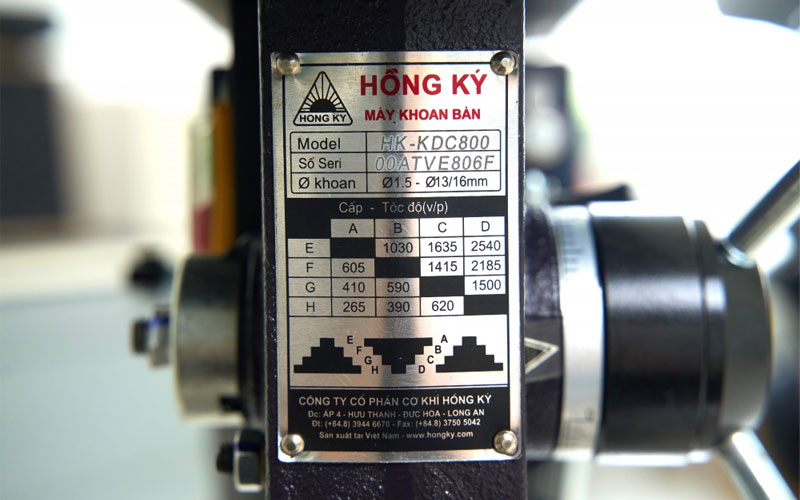 Máy khoan bàn KDC 800