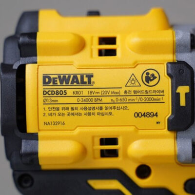 Máy khoan búa dùng pin 18V Dewalt DCD805P2T-KR