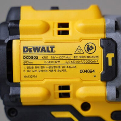 Máy khoan động lực dùng pin 20V DeWalt DCD805N-B1