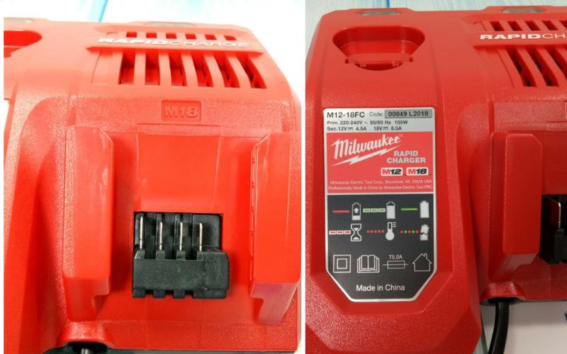 Sạc pin nhanh 12V ,18V Milwaukee M12-18FC