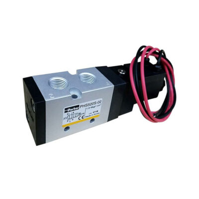 PHS-520S-02-220V Van khí nén điện từ Parker 5 cửa 2 vị trí