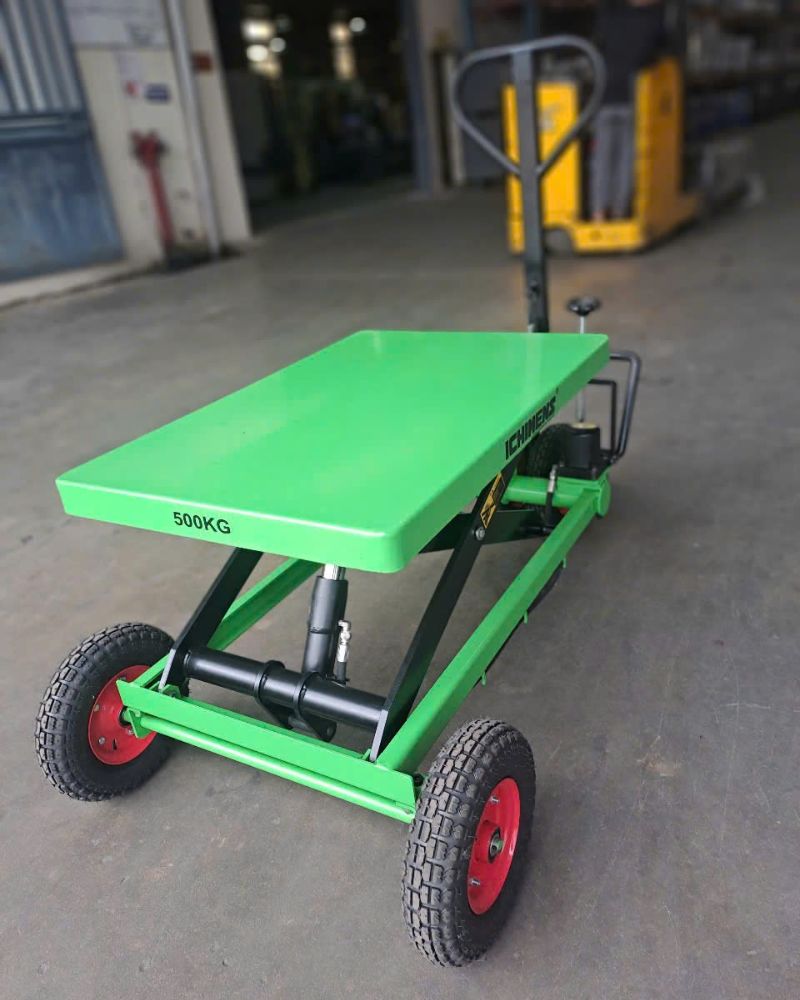 Xe nâng bàn bánh lớn Ichimens XNB 05-90