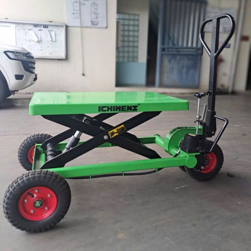 Xe nâng bàn bánh lớn Ichimens XNB 05-90