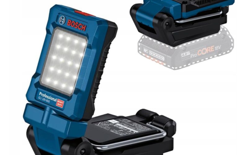 Đèn LED đa năng dùng pin 18V Bosch GLI 18V-800 
