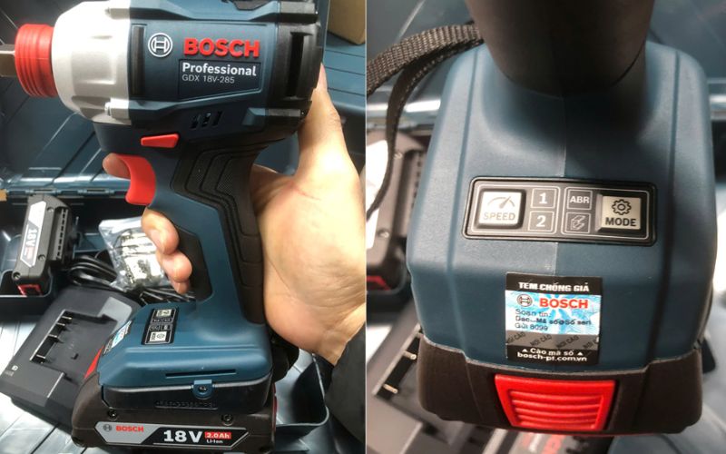 Máy vặn vít và bu lông dùng pin 18V Bosch GDX 18V-285