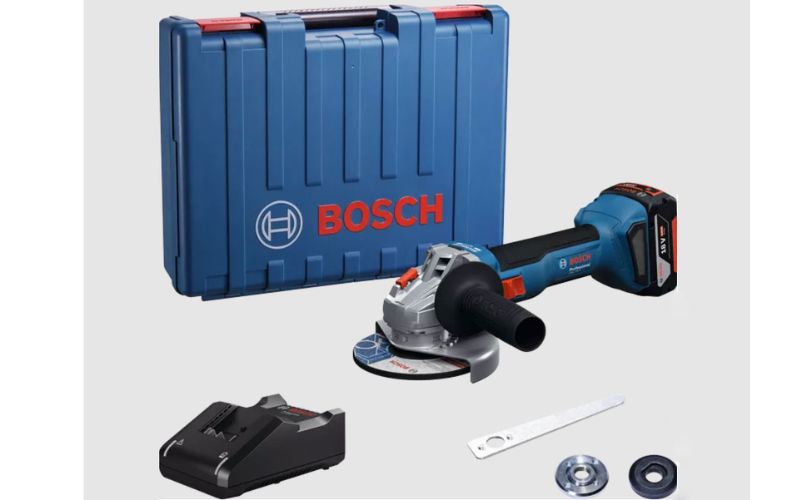 Máy mài góc dùng pin 18V Bosch GWS 18V-8 Set (2 Pin 4.0Ah, 1 Sạc) 100mm (06019N90K1)