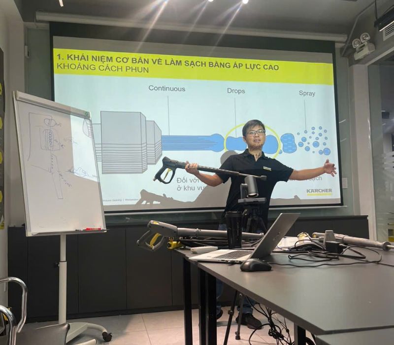 Tham gia đào tạo về sản phẩm Karcher