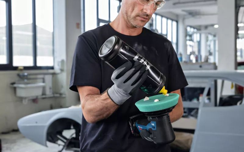 Máy đánh bóng lệch tâm dùng pin Bosch GPX 12V-125