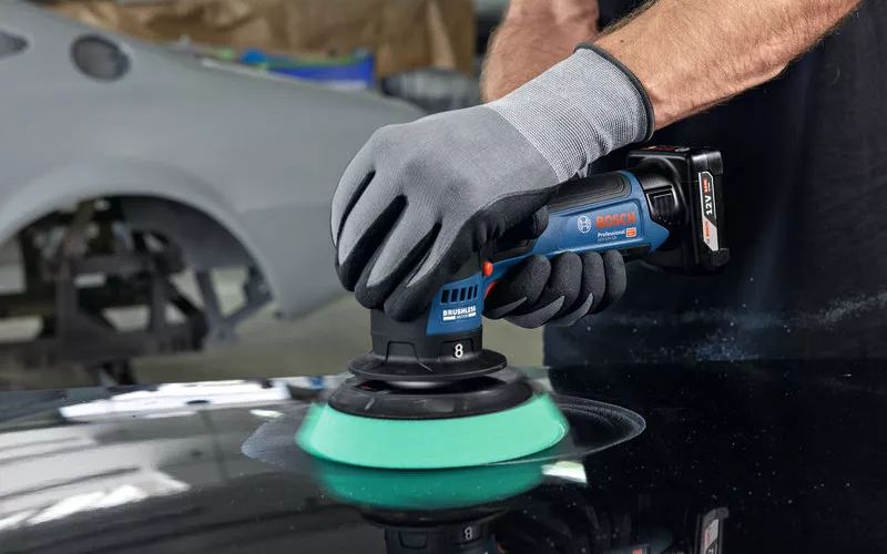 Máy đánh bóng lệch tâm dùng pin Bosch GPX 12V-125