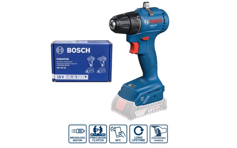 Máy khoan vặn vít dùng pin 18V Bosch ISR 18V-30P (Chưa Pin & Sạc) (06019M7000)