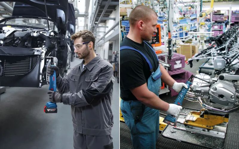 Máy siết bu lông góc dùng pin Bosch ANGLE EXACT ION 8-1100