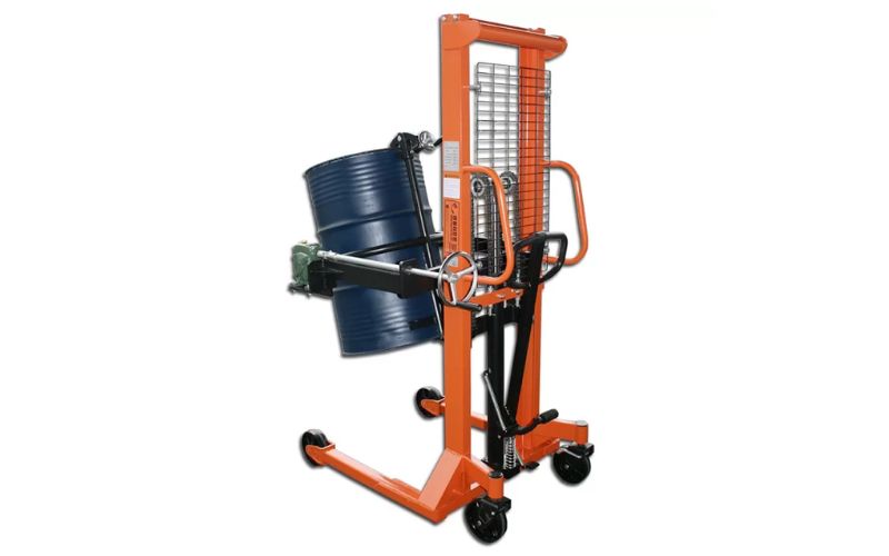 Xe nâng quay đổ phuy 350kg Ssangyong