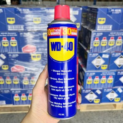 Chai xịt đa năng bôi trơn chống rỉ sét WD 40 (412ml)