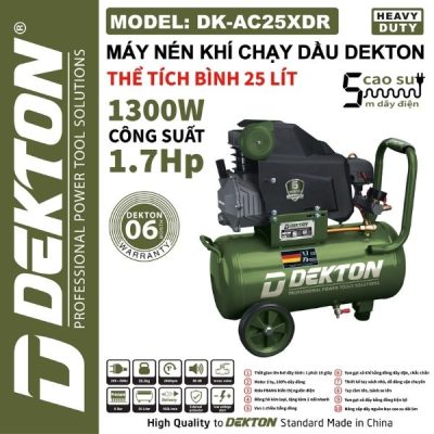 Máy nén khí chạy dầu Dekton DK-AC25XDR