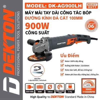 Máy mài góc Dekton DK-AG900LH