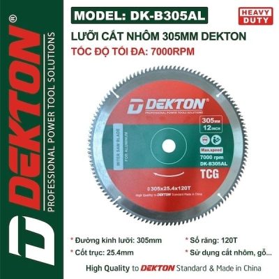 Lưỡi cắt nhôm 305mm Dekton DK-B305AL