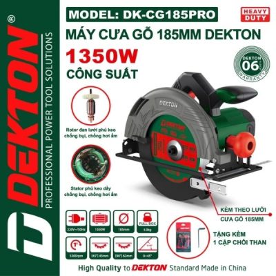 Máy cưa gỗ Dekton DK-CG185PRO