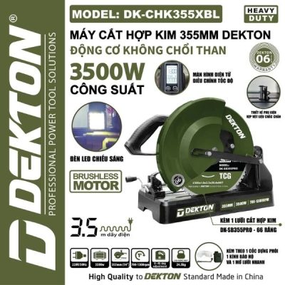 Máy cắt hợp kim Dekton DK-CHK355XBL