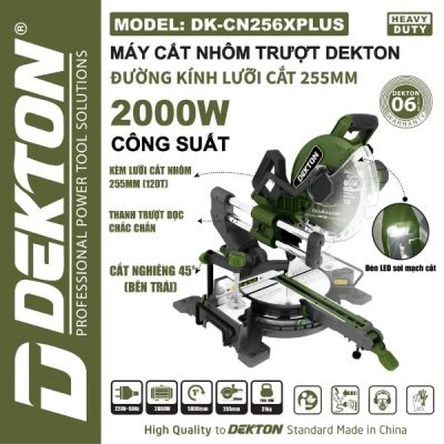 Máy cắt nhôm trượt Dekton DK-CN256XPLUS