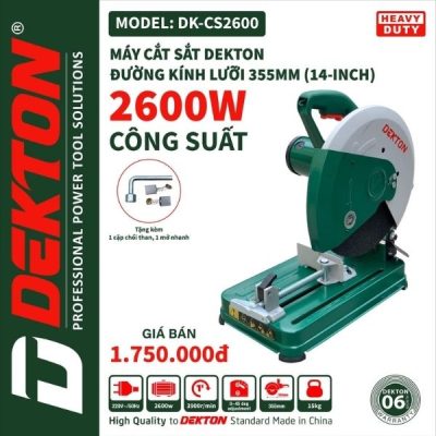 Máy cắt sắt Dekton DK-CS2600