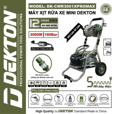 Máy xịt rửa xe Dekton DK-CWR3001XPROMAX