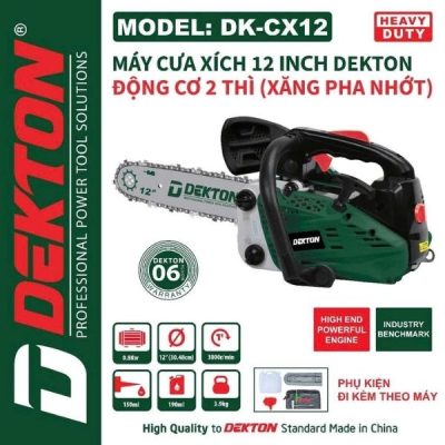 Máy cưa xích dùng xăng Dekton DK-CX12