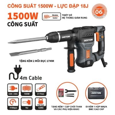 Máy đục bê tông Dekton DK-DH3502PRO