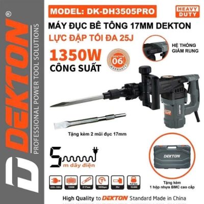 Máy đục bê tông Dekton DK-DH3505PRO