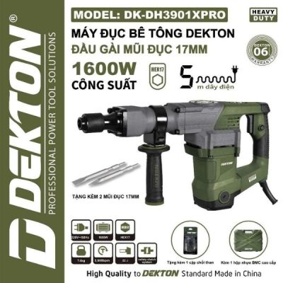 Máy đục bê tông Dekton DK-DH3901XPRO