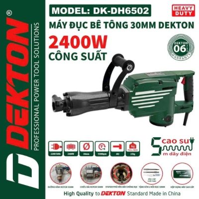 Máy đục bê tông Dekton DK-DH6502