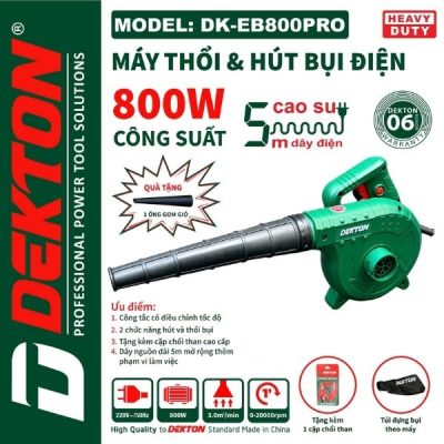 Máy thổi bụi Dekton DK-EB800PRO