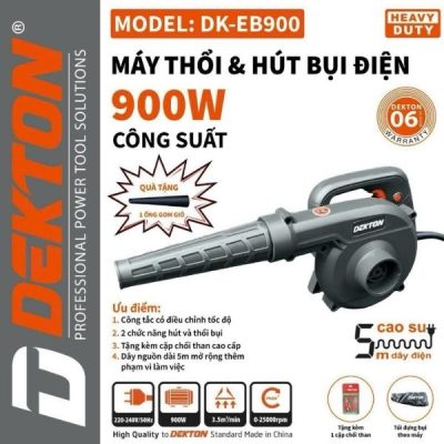 Máy thổi & hút bụi Dekton DK-EB900