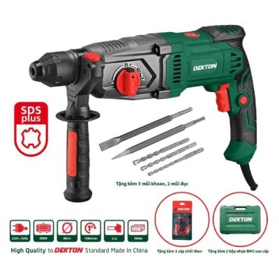 Máy khoan bê tông 3 chức năng Dekton DK-RH2603PRO