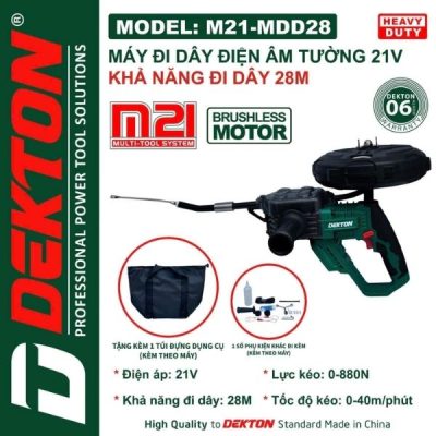 Máy đi dây điện Dekton M21-MDD28 (Chưa Pin & Sạc)