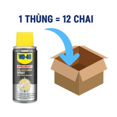 Thùng 12 chai xịt dạng mỡ bôi trơn WD 40 Spray Grease