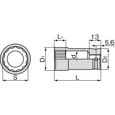 Đầu khẩu dài 3NW-10L TONE