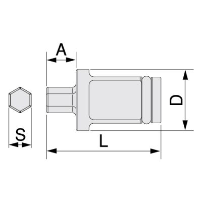 Đầu vặn lục giác BIT4-H14 TONE