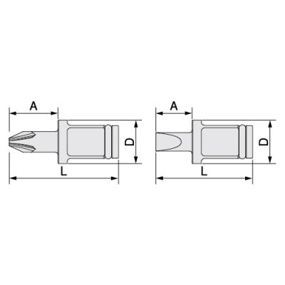 Đầu vặn kiểu tô vít BIT4-P2 TONE