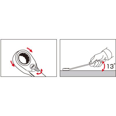 Cờ lê đầu chòng cơ cấu ratchet RMR-07 TONE