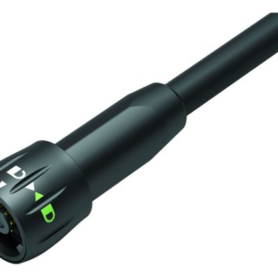 Phích cắm cáp, Số lượng cực: 8, không có chống nhiễu, hàn, IP67, PUR, màu đen, 8x0,25mm², 2m