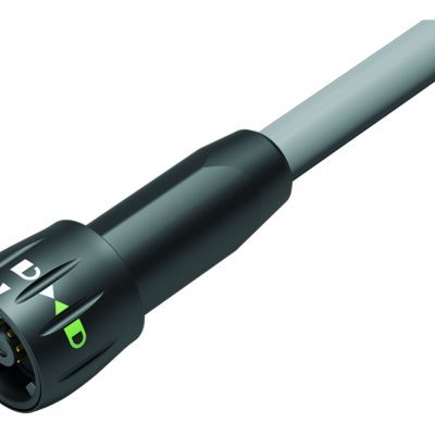 Phích cắm cáp, Số lượng cực: 8, không có chống nhiễu, hàn, IP67, PVC, màu xám, 8x0,25mm², 5m