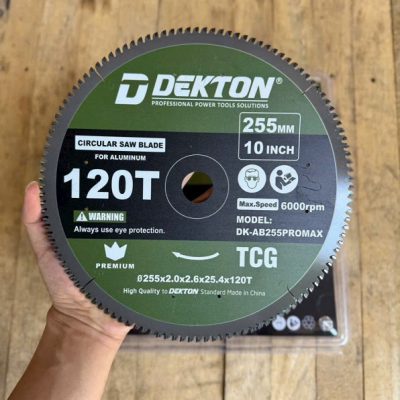 Lưỡi cắt nhôm ,cắt gỗ 255mm phiên bản chất lượng cao DK-AB255PRO ( PREMIUM -CHẤT LƯỢNG CAO ) 255MM/120R Dekton