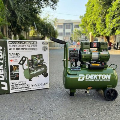 Máy nén khí 18L không dầu (olive) DK-AC2918X Dekton