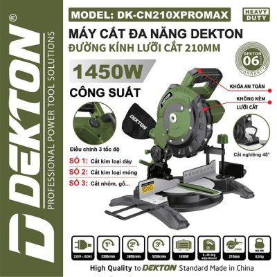Máy cắt đa năng 210mm dekton DK-CN210XPROMAX MÁY CẮT ĐA NĂNG 210MM Dekton