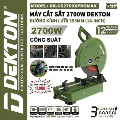 Máy cắt sắt 2700W dekton (oliu) DK-CS2700XPROMAX HEAVY DUTY Dekton