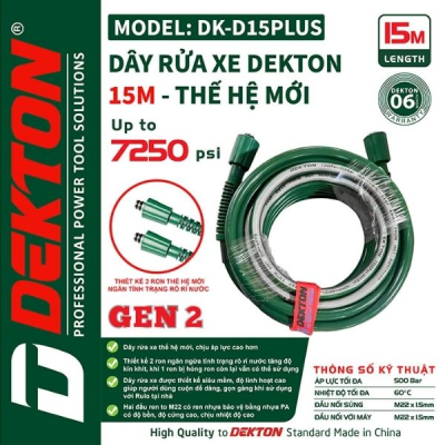 Dây rửa xe mini : 15m xanhxám ( DK-D15PLUS Dekton