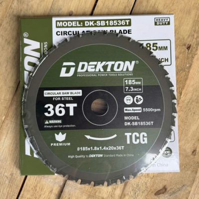 Lưỡi cắt hợp kim - cắt đa năng 185mm - bản chất lượng cao DK-SB18536T LƯỠI HỢP KIM 185MM/36R Dekton