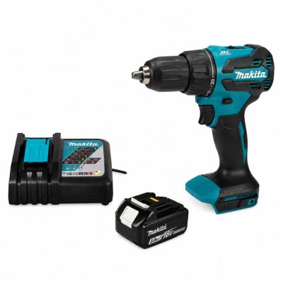 Combo Máy khoan động lực dùng pin 18V Makita DHP490 + 1 pin BL1830B + 1 sạc nhanh DC18RC